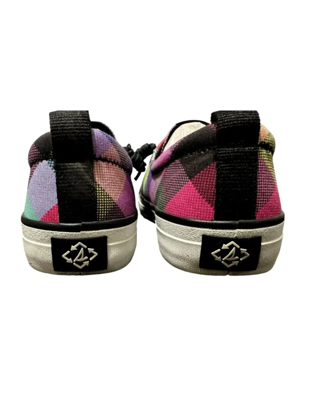 Sperry Women's Slip-On Crest Vibe Gingham Sneaker Sz 9 Multicolor Plaid Preppy - Picture 4 of 11